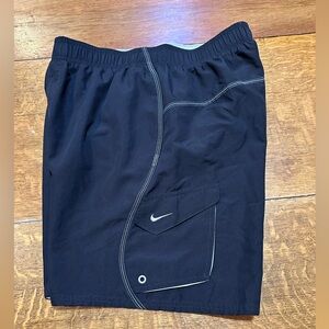 Nike men’s‎ swim trunks black sz medium